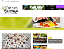 Tablet Screenshot of cabbiescooking.com